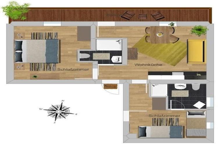 Flat In Krimml With A Balcony公寓 外观 照片